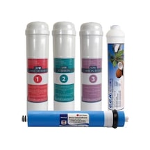 Su Arıtma Cihazı Filtresi 12 Inline Mebmranlı 5 Li Filtre