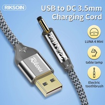 Sunshine011 Rıksoın Usb To Dc Şarj Kablosu 5v 2a Tv Box Hoparlör Masa Lambası İçin 1.8m