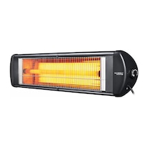 Kumtel EX-23 Ecoray 2300 W Duvar Tipi Infrared Isıtıcı Siyah