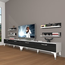Decoraktiv Eko 360r Slm Silver Tv Ünitesi Tv Sehpası Beyaz - Ceviz
