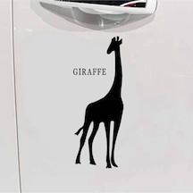 Zürafa Tasarım Oto Özel Yeni Sticker Siyah 15 8 Cm