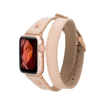 Apple Uyumlu Watch Deri Kordon 42-44-45mm Slim Dt Rt Nu1