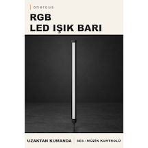 Onerous Rgb Led Led Işık, Müzik Kontrollü, Uzaktan Kumandalı Çok Renkli