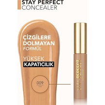 Doğal Bitişli Kapatıcı Sıcak Alt Ton - Stay Perfect Concealer - 009 Tan - 8682536085601 Çok Renkli