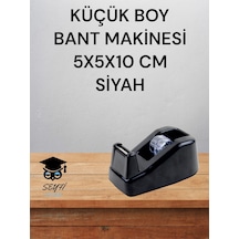 Küçük Boy Masaüstü Bant Makinesi 5x5x10 Cm Siyah Diğer