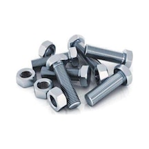 Galvanizli M8x40 Mm Cıvata, M8 Çelik Somun 30'ar Adet Diğer
