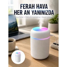 Hava Nemlendirici Buhar Makinesi Led Işıklı Usb Dekoratif Nemlendirici Yeni Nesil Mh-hs4961-8714