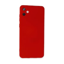 Magicool Samsung Galaxy Uyumlu A05 Kılıf Nano İçi Kadife Silikon - Kırmızı