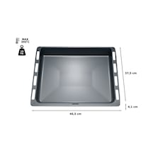 Bosch Uyumlu Ekstra Derin Emaye Firin Tepsi 46,5 X 37,5 Cm - 417747007