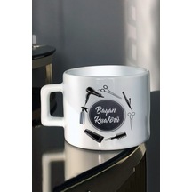 Bayan Kuaförlerine Özel Meslek Tasarım Baskılı Çay-Kahve Fincanı