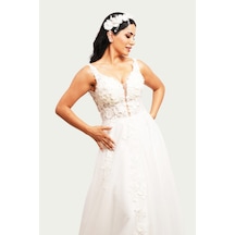 Canım Kendim Store İnci Beyazı Helen Model Gelinlik Beyaz