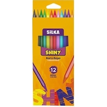 Silka Kuru Boya Kaly Tam Boy12 Renk Çok Renkli