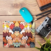 Sevimli Kediler Baskılı Mousepad Mouse Pad