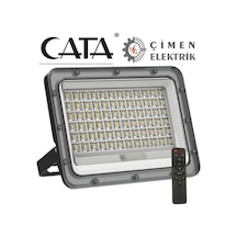 Cata Ct 4649 200w Kumandalı Solar Led Projektör 6400k Beyaz Işık