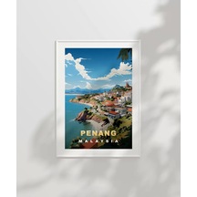 Çerçevesiz Poster Penang Sahil Manzarası