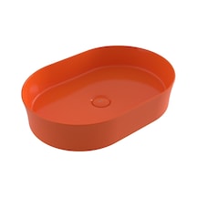 Bocchi Sottile Slim Line 1521-012-0125 Tezgah Üstü Lavabo Parlak Turuncu 55 CM 1466841