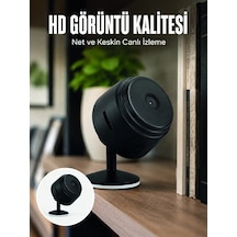 A9 Mini Wi-fi Güvenlik Kamerası Hd Gece Görüşlü Hareket Algılamalı Kablosuz Ip Kamera