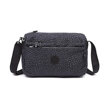 Smart Bags Günlük Küçük Boy Su Geçirmez Hafif Krınkıl Kumaş Kadın Çapraz Çanta Puantiye Siyah