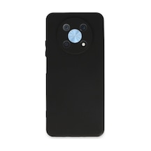 Huawei Nova Y90 Kılıf First Silikon - Siyah Evimdeyokyok