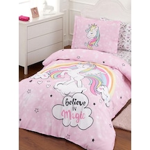 Özdilek Ranforce Nevresim Takımı Tek Kişilik Unicorn Pembe