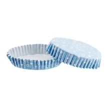 Cupcake Kalıbı Pet Kapsül Oval Model Kek Kalıbı 100 Adet F11 K N11.1232