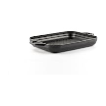 Hosseven Hs Dd Gtv 2632 Dikdörtgen Izgara Tava 26 32 Cm Çift Kulp Siyah Siyah