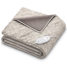 Hd 75 Cosy Nordic Gri Elektrikli Battaniye Bej - Krem