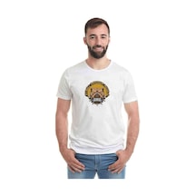 Pitbull Imperium Musikal Baskılı Beyaz Erkek Tshirt