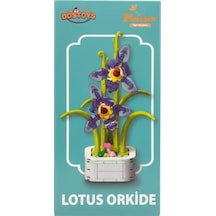 Dostoys Yapı Taşı Serisi Çiçek Yapım Seti Lotus Orkide