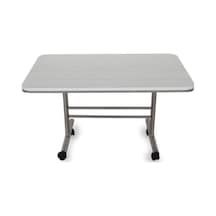 Netbazaars Orta Sehpa / Tekerlekli Masa 60x100cm Beyaz Desenli Nocolor-891ce8b0