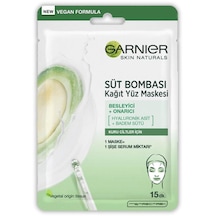 Garnier Badem Sütü Süt Bombası Kağıt Yüz Maskesi 28 G