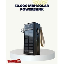Depomıx Led Aydınlatmalı Güneş Panelli Powerbank Seyahat Ve Kamp İçin Açık