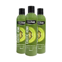 Deep Fresh Kivi Aromalı Arındırıcı Duş Jeli 400 ML x 3