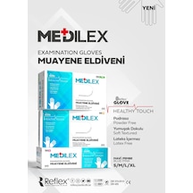 Reflex Glove Medillex Muayene Eldiveni L-XL Beden Pudrasız 100 Adet