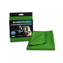Araç Oto Cam Temizleme Bezi Glass Towel 40x40 Cm Yeşil