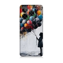 General Mobile Era 50 Uyumlu Balonlu Çocuk Desenli Silikon Kılıf Çok Renkli