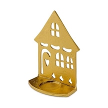 Epsilon Gold Dekoratif Ev 11,5x5,5 Cm Açık Ahşap
