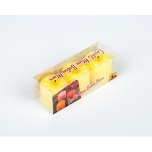 Çiçekli Mini Baton Mum 3 'lü 1.sınıf Kalite 001