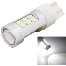 Sones 2 Adet T20 4.2w 630lm Beyaz Işık Çift Teller 21 Led 2835 Smd Araba Fren Lambası Gündüz Çalışan Ampul, Dc 12v