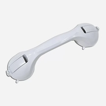 Seyahat İçin Banyo Vantuzlu Tutunma Barı Beyaz