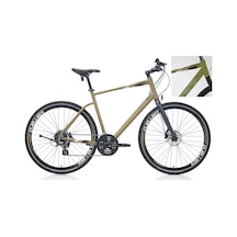 Carraro Sportive 324 Hd Fren 24 Vites 28 Jant Şehir Bisikleti Mat Haki Yeşil Siyah 44 Kadro