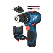 Dynamic Tech DWE-CD24 Kömürsüz Darbeli Şarjlı Çift Akülü Matkap + Lion Armut Batarya Set