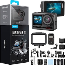 Akaso Brave 8 4K 60fps Aksiyon Kamera ve Süper Aksesuar Seti (Akaso Türkiye 2 Yıl Garantili)
