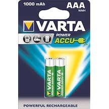 Varta 56763101402 Power Accu 1000 mAh AAA İnce Pil 2'li