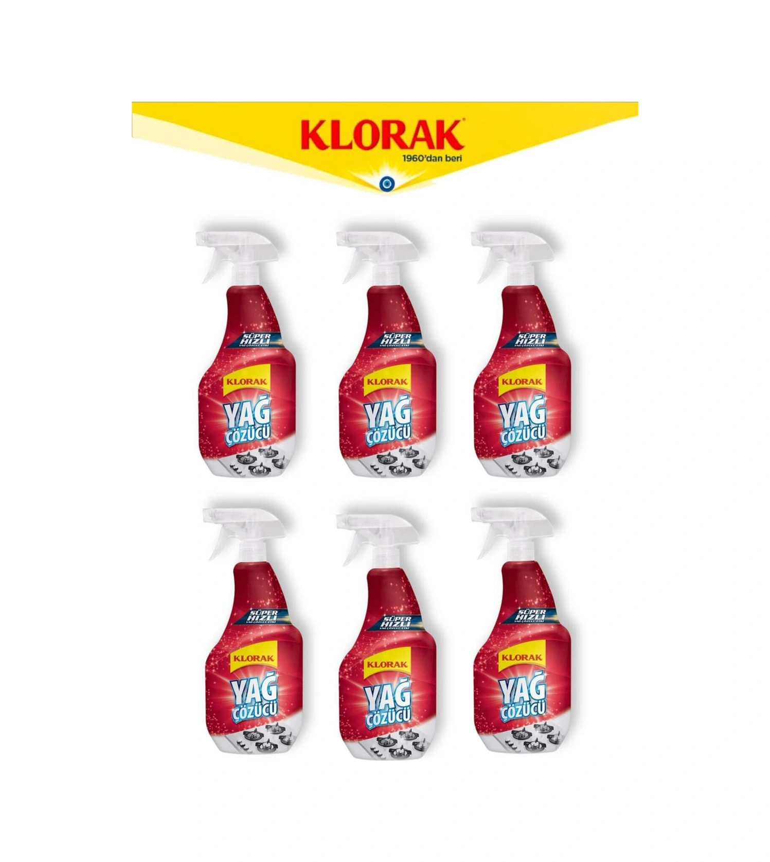 Yağ Çözücü 750 Ml 6 Adet 6'lı