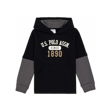 U.s. Polo Assn. Erkek Çocuk Siyah Sweatshirt 50316470-vr046 SIYAH