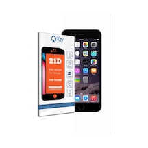 Apple Uyumlu iPhone 6S Plus Siyah Tam Kaplayan 21D Ekran Koruyucu Cam (501285418) 20 Tl Fark Ile Apple Uyumlu iPhone Hızlı Şarj Kablosu