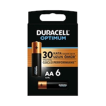 3 Adet Duracell Optimum Kalın Kalem 6'lı Aa