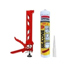 Genel Amaçlı Soudal Şeffaf Silikon 280 Ml Ve Plastik Silikon Tabancası
