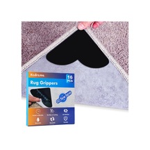 16 Adet Halı Tutucu Halı-tutucu Halı Sabit Çıkartmalar Kaymaz Yıkanabilir Su Geçirmez Şerit-mat Ev Zemin Merdiven Banyo Aksesuarları İçin Siyah